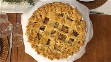 Apple Pie From Rachael Belvin, 16 Seattle University Alumni Association, Operations Coordinator Makes 1 10-inch pie Pie Crust Ingredients: 2 cups all-purpose flour, plus more for dusting 2