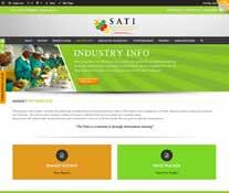 Once on the Home Page you can navigate to the new online services by clicking on Industry Info.