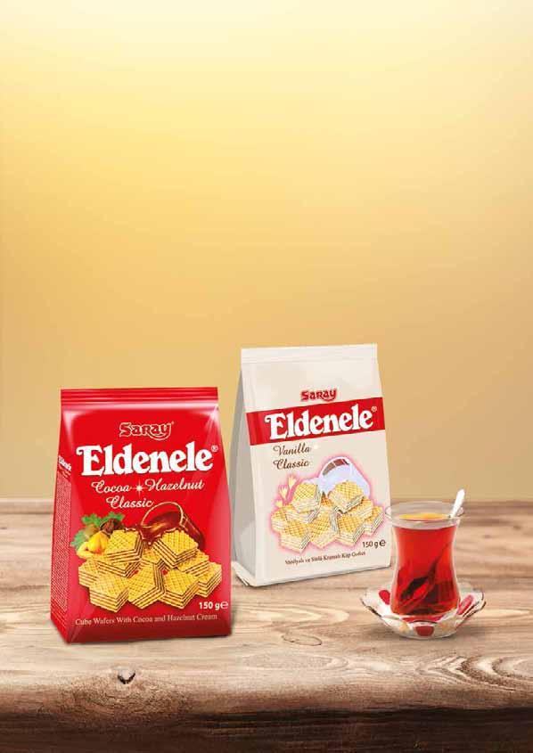 Eldenele Cube Wafers With Cocoa And Hazelnut Cream Item: 558-1-5 Gram: 150 Unit: 18 Truck: 2650