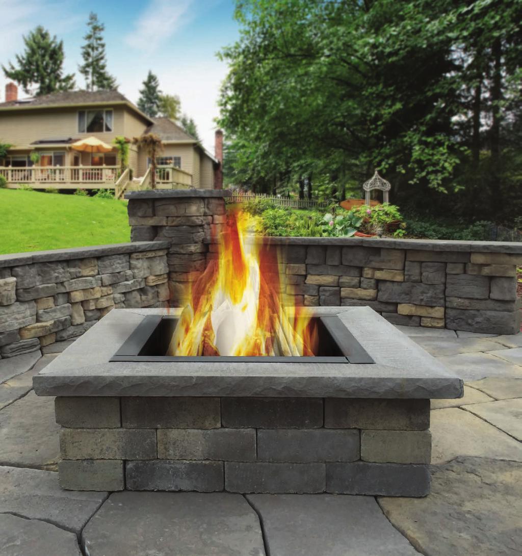verona Fire Pit Complement your patio with the sleek look of the Verona Fire Pit.