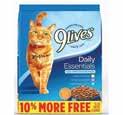 2 9 Lives Cat Food 9 79 count Puffs Facial Tissue Cubes