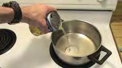 1. Pour the pan drippings into