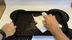 ...scrape any residue stuck to the pan