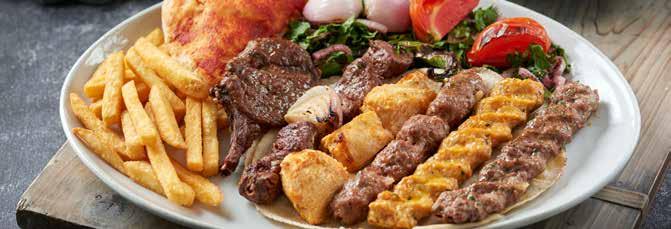 Full Mixed Grill Plate 38 كبدة غنم مشوية / Liver Grilled