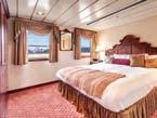 101-102; 201-202; 309-310 Queen or twin beds; view window; private bath with shower (trundle available for triple) Upper Deck Captain