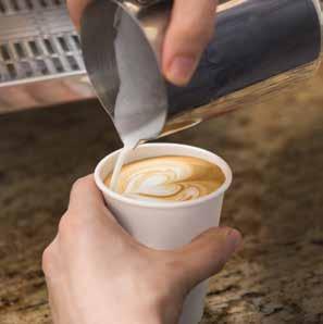 EarthChoice Polylactic Acid (PLA ) Coated Paper Hot Cups Cups Lined with Ingeo 100% annually renewable material made from plants Superior strength Consumer is confident when holding a large, heavy