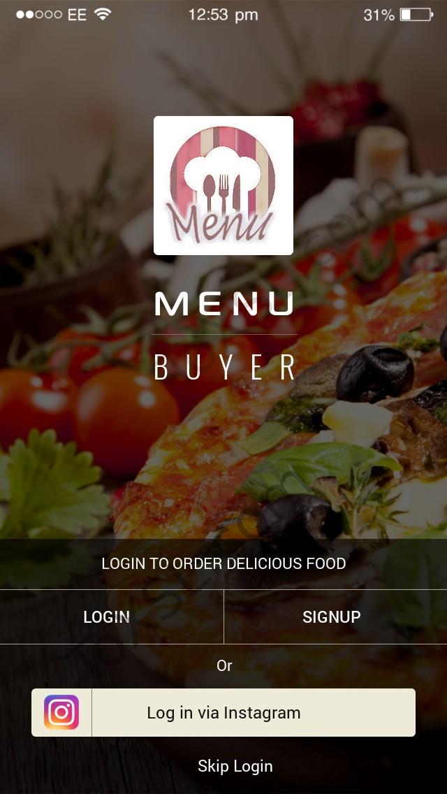 3.2.17. Menu Application (2016) Menu helps you to find your next meal and get it delivered from your favourite restaurant.