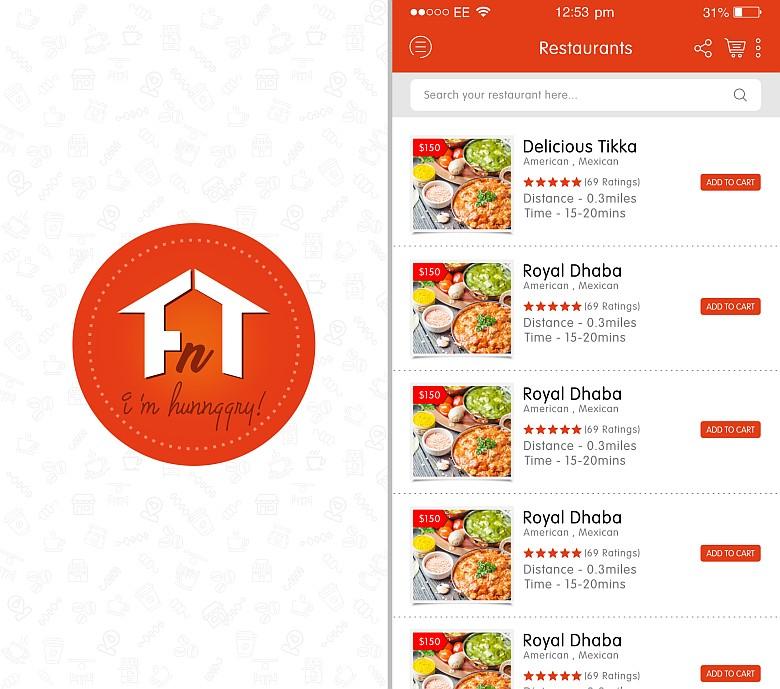 3.2.2. Fika n Tikka (2018) Fikka-N-Tikka is a food delivery application allow customers to view menu of restaurant, order online and get it delivered to their