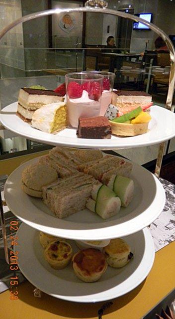 238.00 30.51 Set Afternoon Tea for Two in Chinese 精美下午茶點 22.67 Sun, Feb 24, 2013 57 Daily selection of sandwiches and savouries.