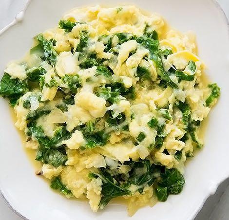 Cheesy Salad Eggs serves: 2 - Prep: 20 mins. Prosciutto 2 oz (4 slices) Arugula 5 cups (3.