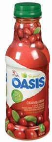 00 Oasis 12/473 ml 1 10 72711 - Cranberry Juice