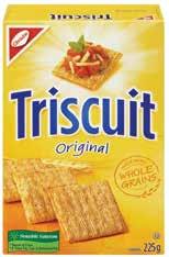 Vegetable Thins 04145 - Wheat Thins Original 04157 - Triscuit