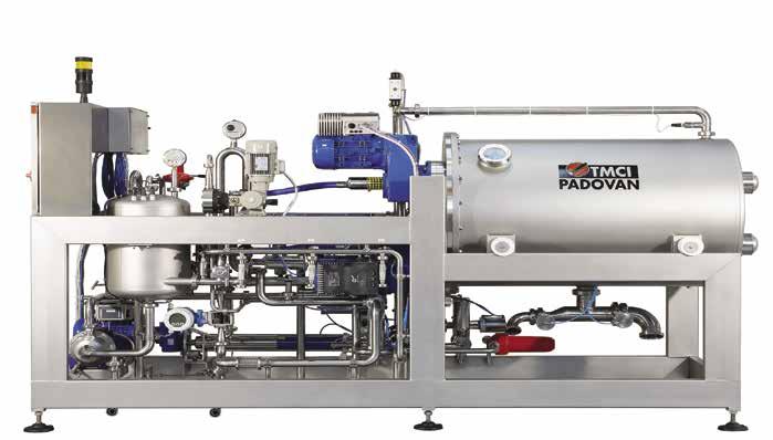 Equipment Filtration Equipment Filtration E Q UI P M EN T TMCI Padovan Dynamos Cross-Flow Filter System The Padovan Dynamos Cross-Flow is a patented, rotating, high-solid filter with the innovative