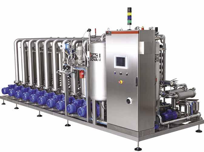 Equipment Filtration Equipment Filtration E Q UI P M EN T TMCI Padovan Nitor Cross-Flow Filter The Padovan Nitor Cross-Flow Filter is made of stainless steel and is equipped with a service tank,