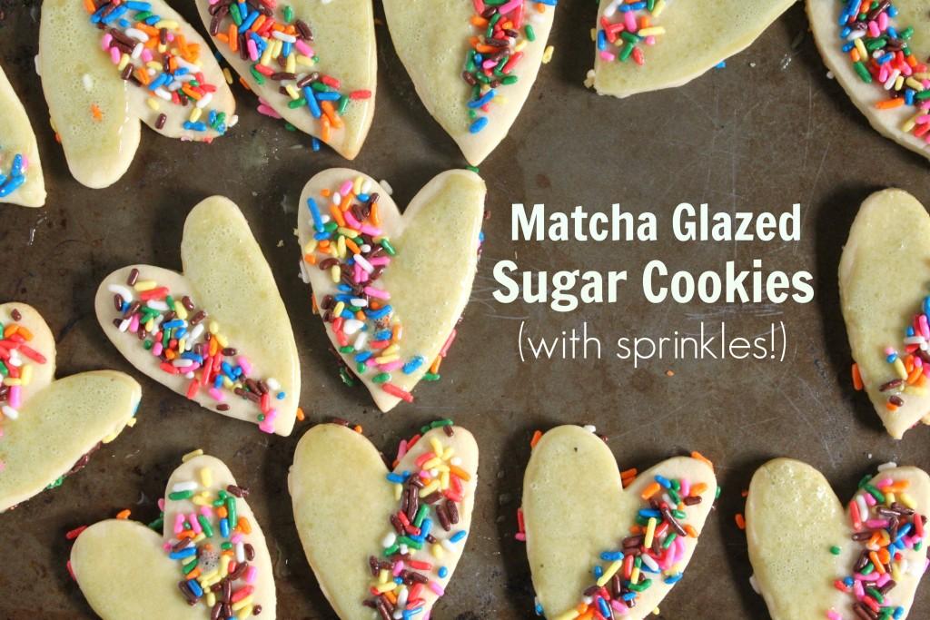 The Second-coming + Matcha Glazed Cut-Out Sugar Cookies (w/sprinkles) I created this post in February (obviously). I edited and uploaded all the pictures on February 1.