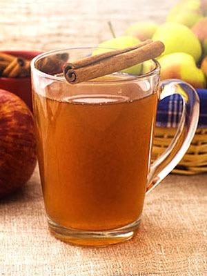 Ingredients (Serves: 8) Serving Size: 1 cup 1 bottle (64 ounces) apple juice 2 tablespoons