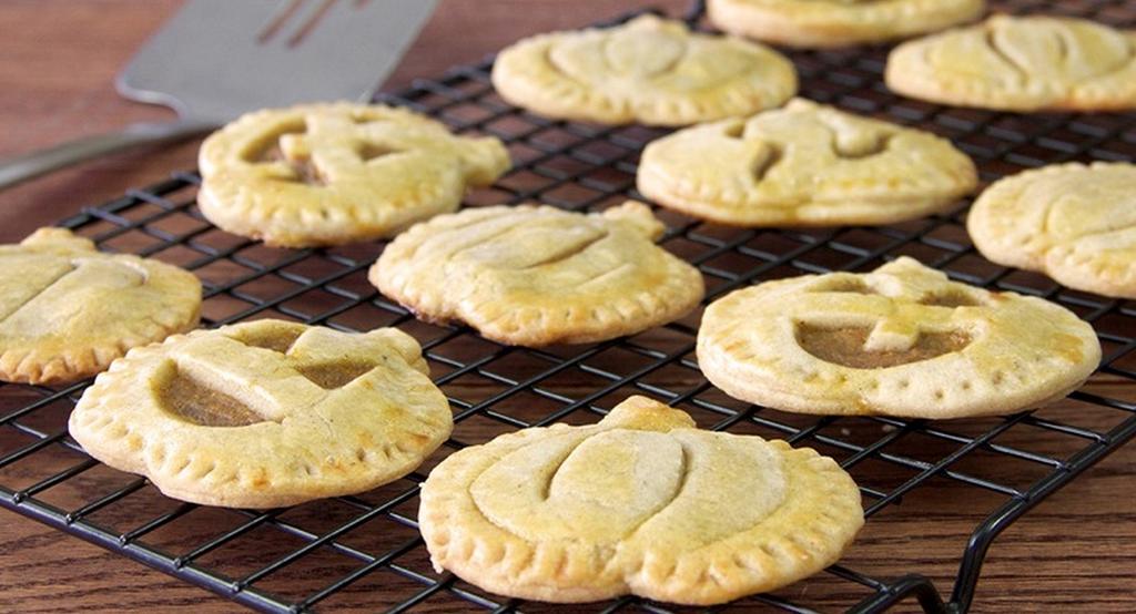 PUMPKIN PIE COOKIES Cross a cookie with a pumpkin pie and you'll end up these sweet treats for Halloween or Thanksgiving.
