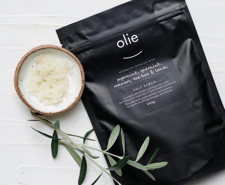 Salt & Sugar Scrub The combination of artesian salt and olive oil create a superb exfoliation leaving your skin renewed and glowing.