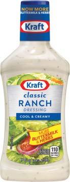 99 SALE PRICE - INSTANT SAVINGS Kraft Salad Dressing 15.