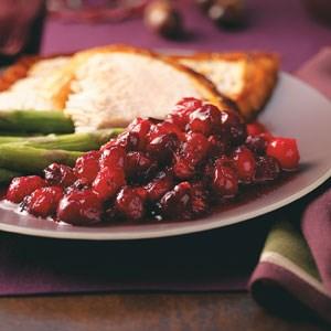 Maple-Honey Cranberry Sauce 2 cups fresh or frozen cranberries 1/2 cup maple syrup 1/2 cup honey 1 Tbsp grated orange peel 1.