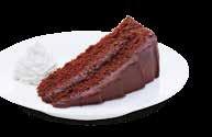 chocolate sponge with a layer of chocolate fudge filling.