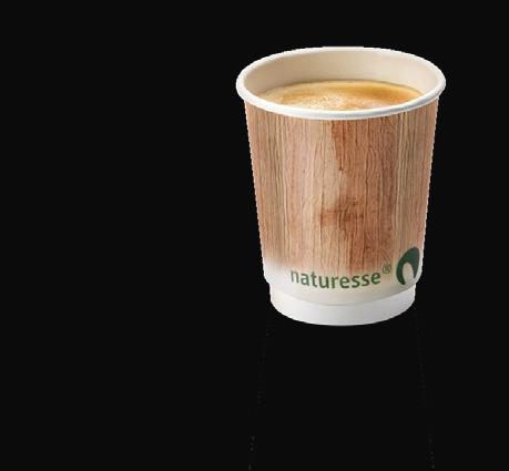 43 CELLULOSE/WOOD Pictures of customized prints CARDBOARD CUP WITH PLA-COATING 1.0 dl Ø 6.0 cm printed «logo naturesse» 1'000 pcs. Art. no. 5096 1.