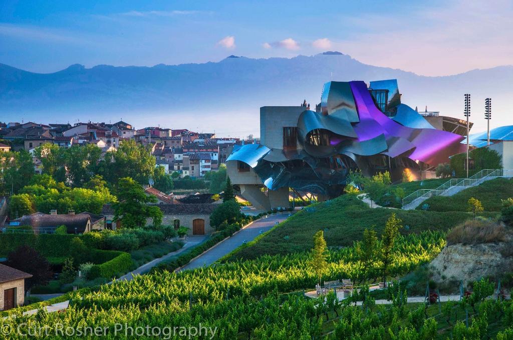 Day 4. Haro, La Rioja. Morning visit to the nearby most famous cellar and winery in Spain: Marqués de Riscal.