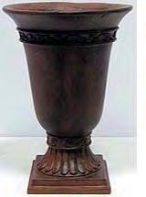 (4Asst)[Pack4] Relic Banded Pedestal 9" (4Asst)[Pack8] Relic Tall Vase 8.