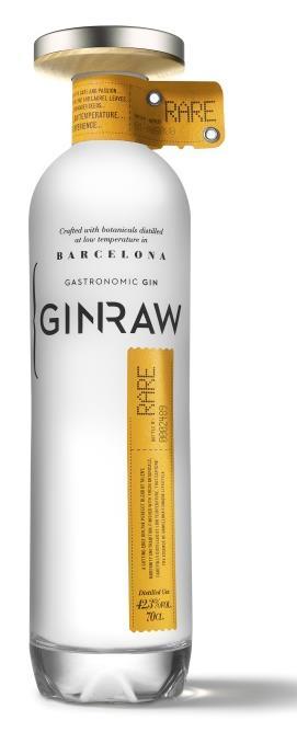 Singular, avant-garde design The GINRAW bottle was designed by Jokin Arregi and is modern, groundbreaking and authentic.
