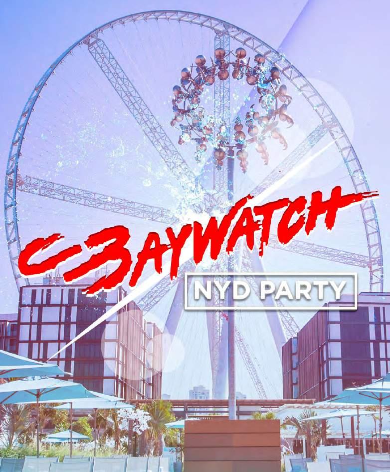 COVE BEACH BAYWATCH PARTY 1 JANUARY 2019 Put on your best red bathing suit and join in on the action with our Baywatch party at Cove Beach.