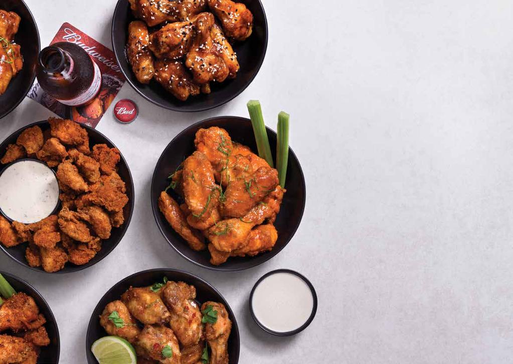 Honey Soy SIGNATURE WINGS Our aim is simple, to produce the highest quality wings in Australia using premium chicken, coated in our signature seasoning & flavour of your choice.