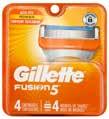 $4 Gillette Fusion5 TM Razor w/2 Cartridges $6 49 Gillette Venus Shave Gel 6 oz. $1 99 Gillette Fusion Shave Gel 7 oz.