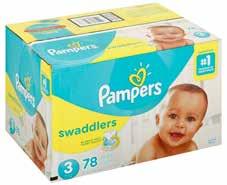 49 Pampers 216 ct.