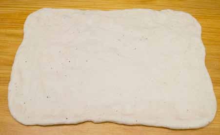 You might need to flour the dough or the counter. You don t need a rolling pin. The dough is moist and tender enough to be shaped with your hands.