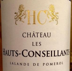 00 E-MAIL US ABOUT THIS WINE 2018-2026 Chateau les Hauts Conseillants is the dream of a tenacious man.