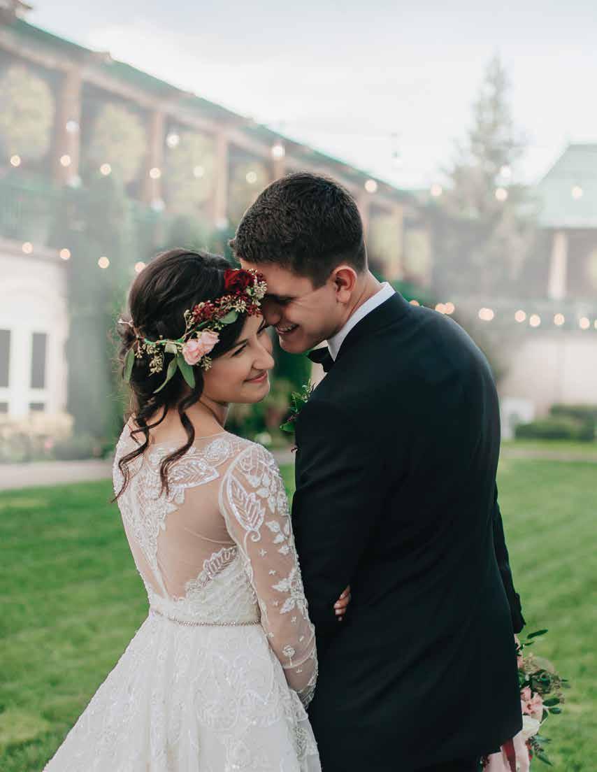 Your Dream Wedding Starts Here THE CEREMONY Includes your choice of two beautiful ceremony locations The Rose Arbor or the Bell Tower Ceremony Coordination Mahogany padded chairs Shuttle service for
