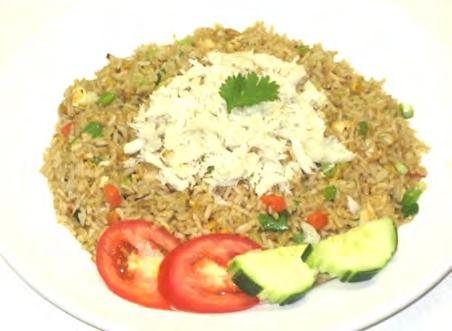 Basil Fried Rice 11.95 Thai Fried Rice with fragrant Basil R41-3. Three Meat Combo (chicken,beef,pork) 12.95 Can t decide on chicken, beef or pork? You don t have to.