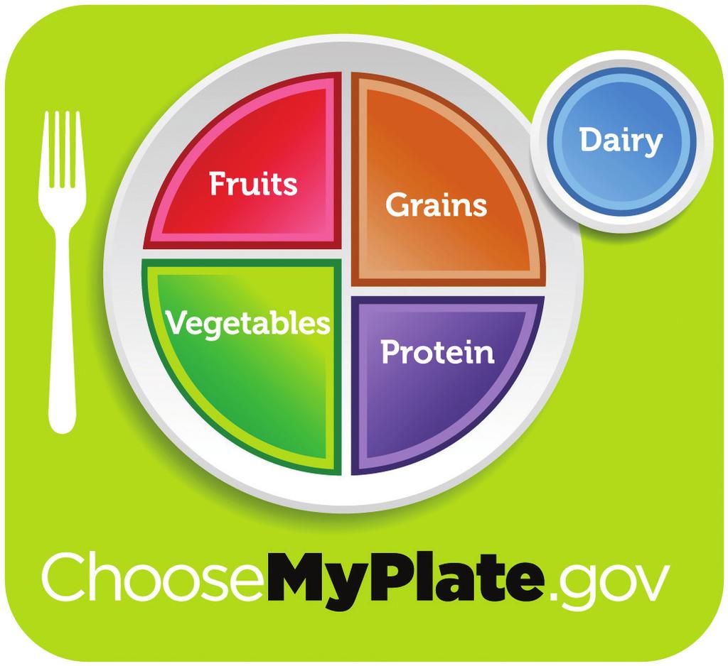 MyPlate Scavenger Hunt Your child learned about MyPlate today. To remind us of how to eat healthfully, the United States Department of Agriculture created MyPlate.