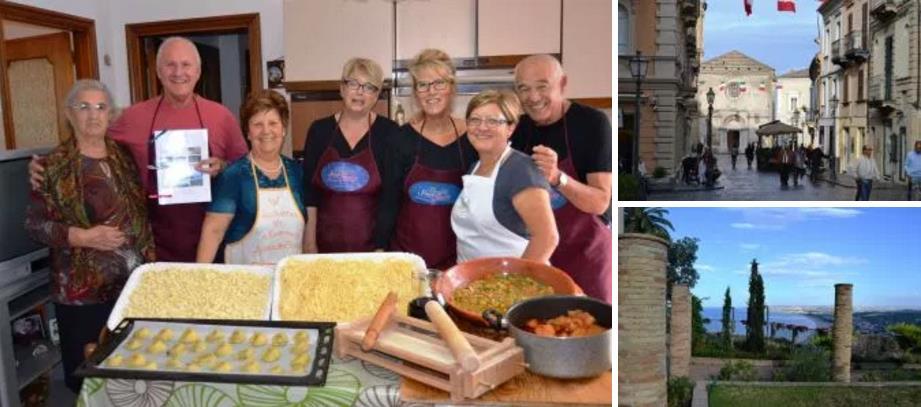 After checking at charming and family run Hotel San Marco in the historical downtown, get to know your guide and learn more about the 7-day Italian cookery holiday and enjoy a welcome dinner in a