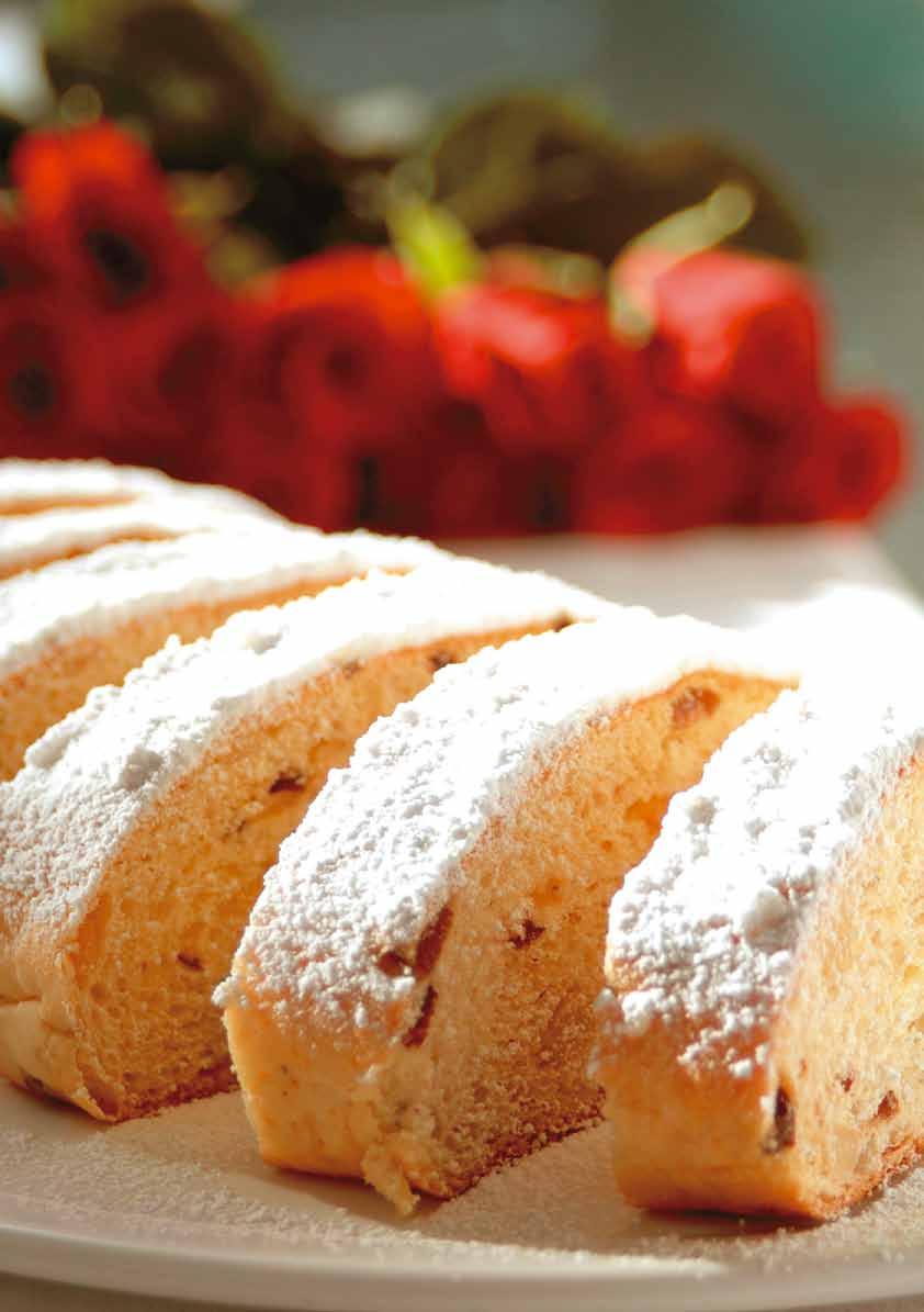 Stollen Stollen is a German fruit loaf traditionally baked over the festive season.