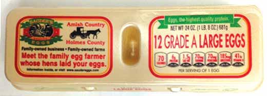 18 W HOGUE S 2 98 1 Dozen Sauder Large Eggs