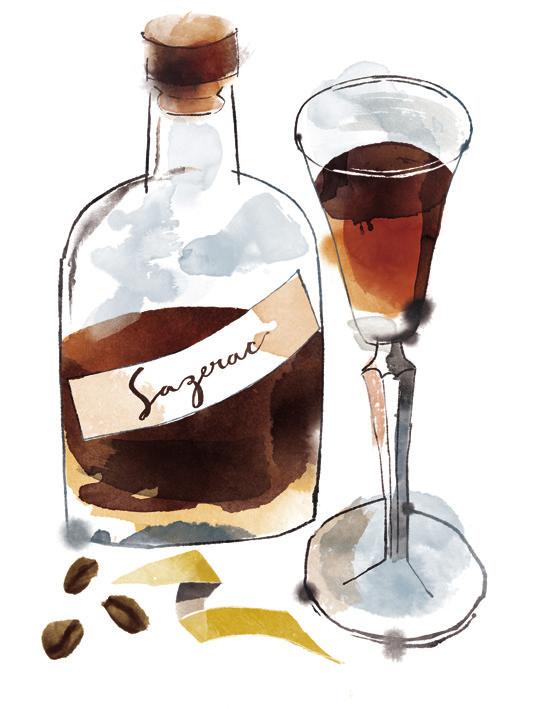 barrel bitters stirred down & strong jasmine sazerac jasmine infused cognac