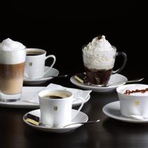 COFFEE DELIGHTS We exclusively use best quality coffee, first class 100% Arabica, from the highland regions of South and Central America. Coffee with cream Fr. 5.30 Coffee with hot milk Fr. 5.30 Espresso Fr.