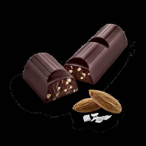 NOUGAT: milk chocolate with smooth nougat filling.