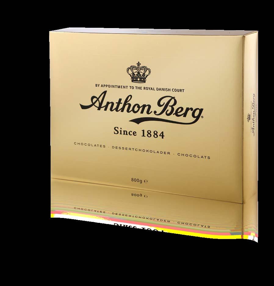 LUXURY GOLD Anthon Berg has a long
