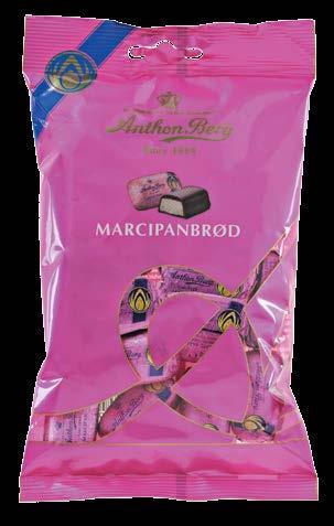 The marzipan bar with nougat is a classic love story where the almond paste marzipan - meets nougat made from roasted hazelnuts and chocolate mass.