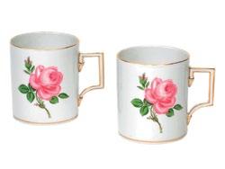 cm, 4 ¾ ) with Red Rose décor 020110-C5303-1 EGG CUP SET 2-piece