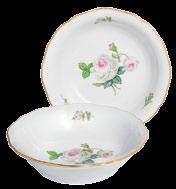 DISH SET 2-piece set: 2 dishes (12 cm, 4 ¾ ; 16 cm, 6 1/4 ) with White Rose décor 029510-C5303-1 DISH