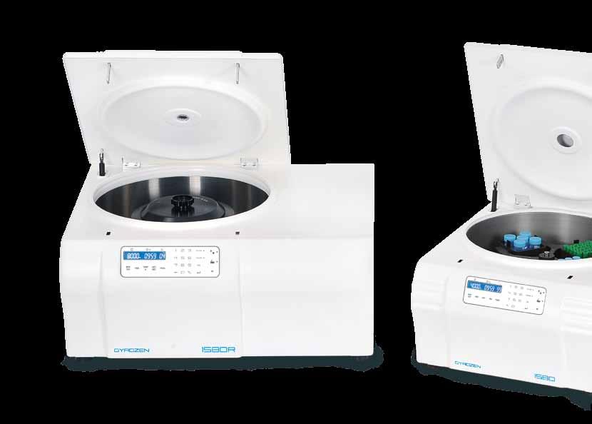 Super Performance on the Bench-top 1580 and 1580R The 1580 and 1580R multi-purpose 3L capacity centrifuges are designed for large-volume daily-working laboratories to save time with streamlining