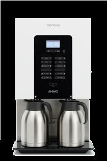 With one push on the button you can brew one or two jugs or cups of coffee at the same time.